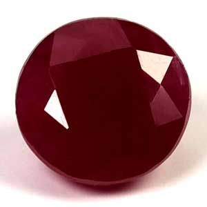 1.12 ct Round Red Natural Ruby