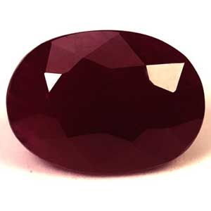 2.84 ct Oval Red Natural Ruby