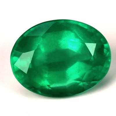2.26 ct Oval Green Natural Emerald