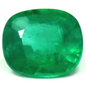 1.98 ct Cushion Green Natural Emerald