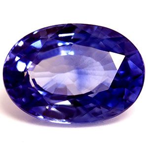 1.38 ct Oval Blue Natural Sapphire