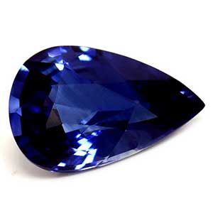 0.98 ct Pear Blue Natural Sapphire