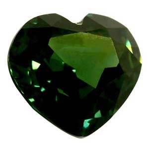 2.01 ct Heart Green Natural Sapphire