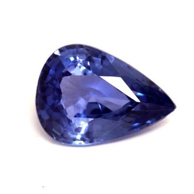 1.17 ct Pear Blue Natural Sapphire