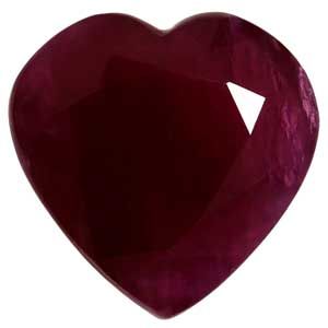 5.88 ct Heart Red Natural Ruby