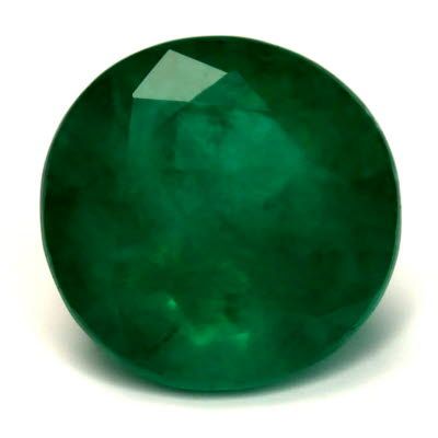1.62 ct Round Green Natural Emerald