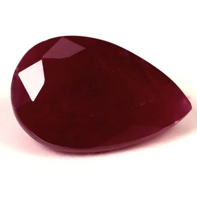 4.31 ct Pear Red Natural Ruby