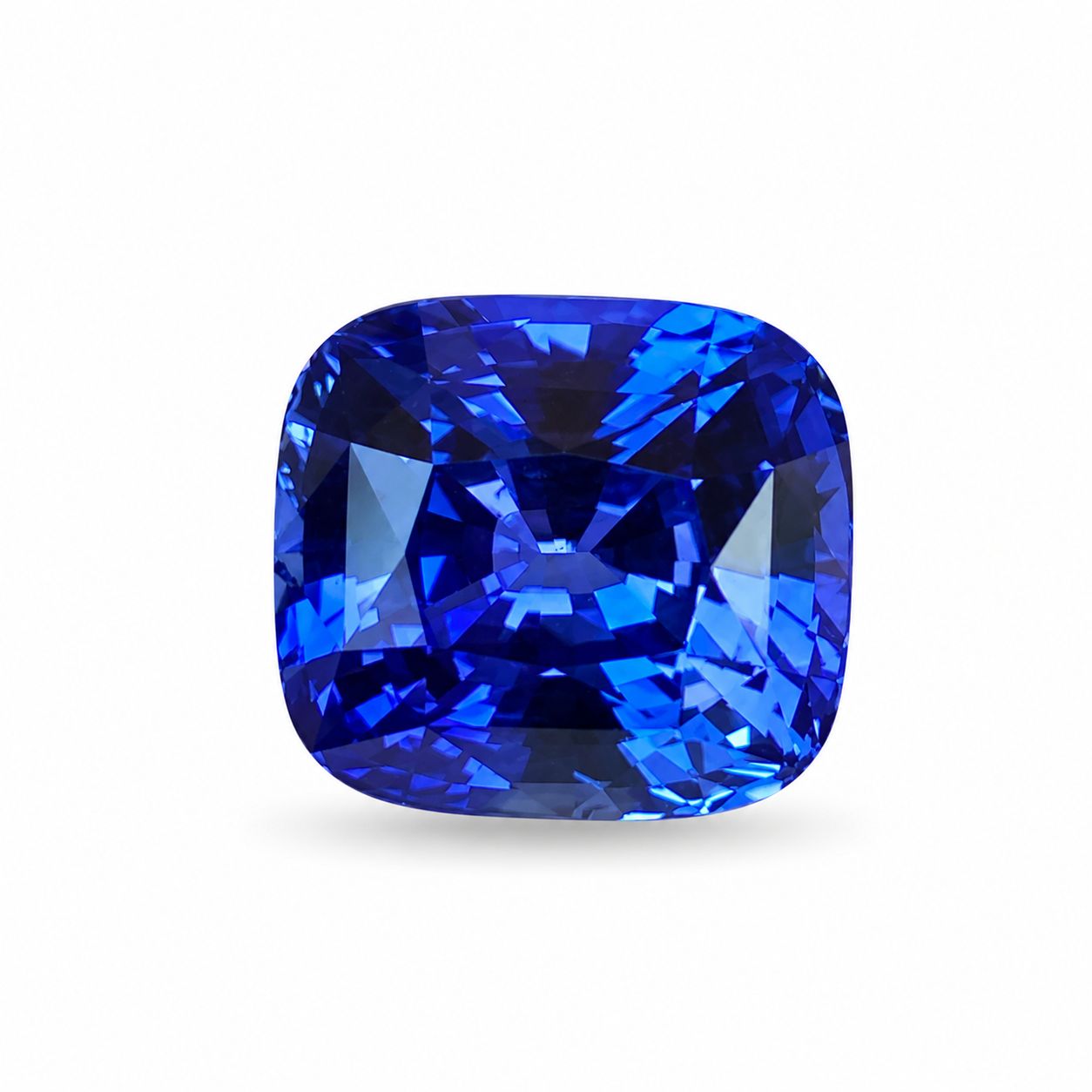3.58 ct Cushion Blue Natural Sapphire