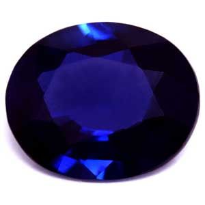 2.00 ct Oval Blue Natural Sapphire
