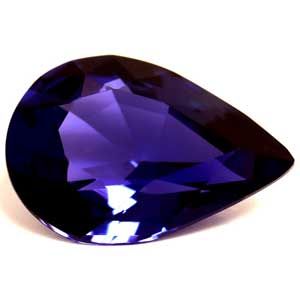 2.57 ct Pear Purple Natural Sapphire
