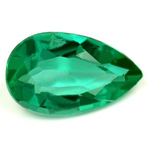 0.97 ct Pear Green Natural Emerald