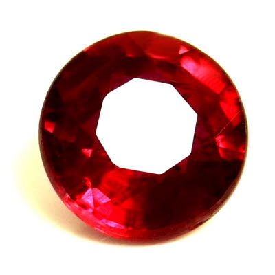 0.50 ct Round Red Natural Ruby