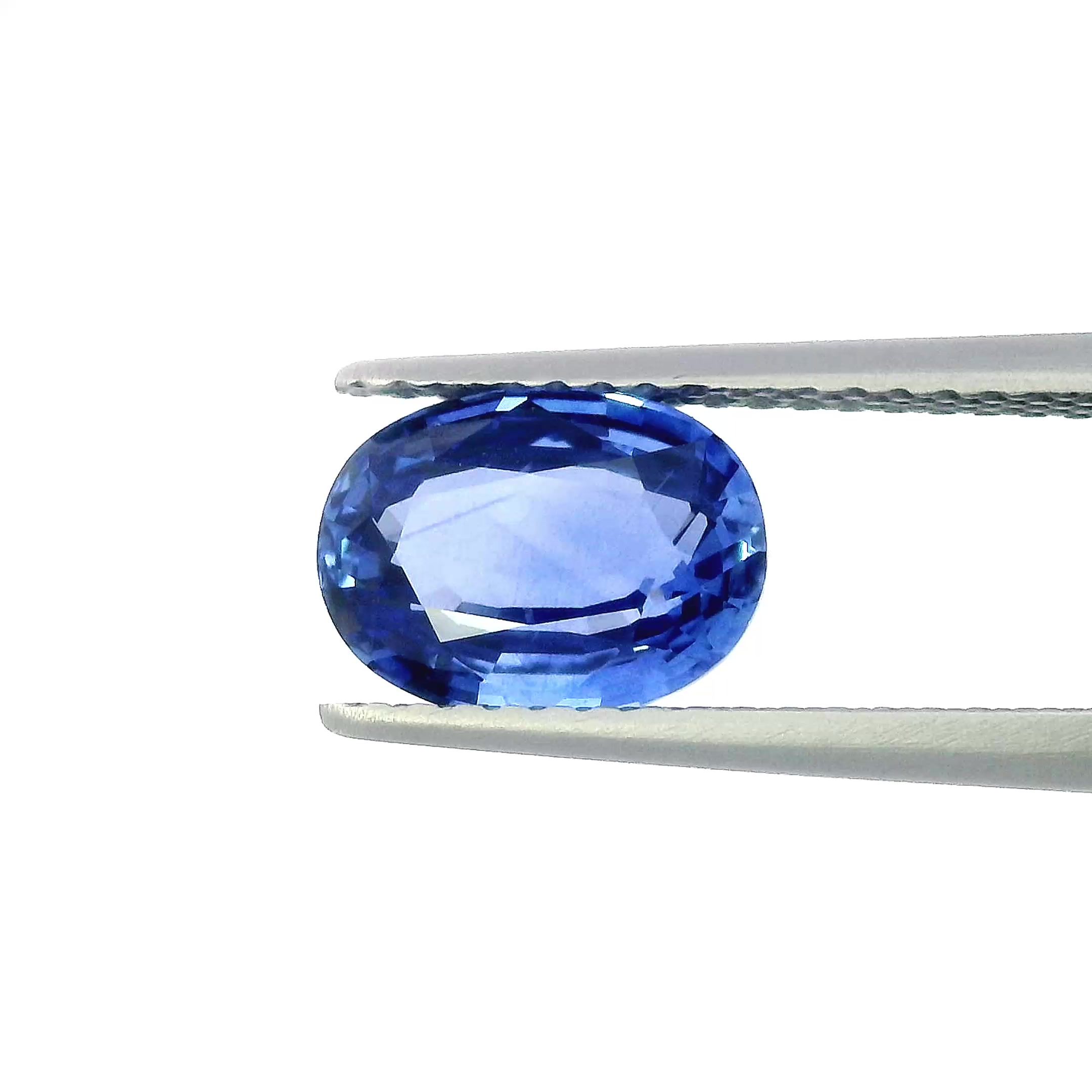 2.02 ct Oval Blue Natural Sapphire