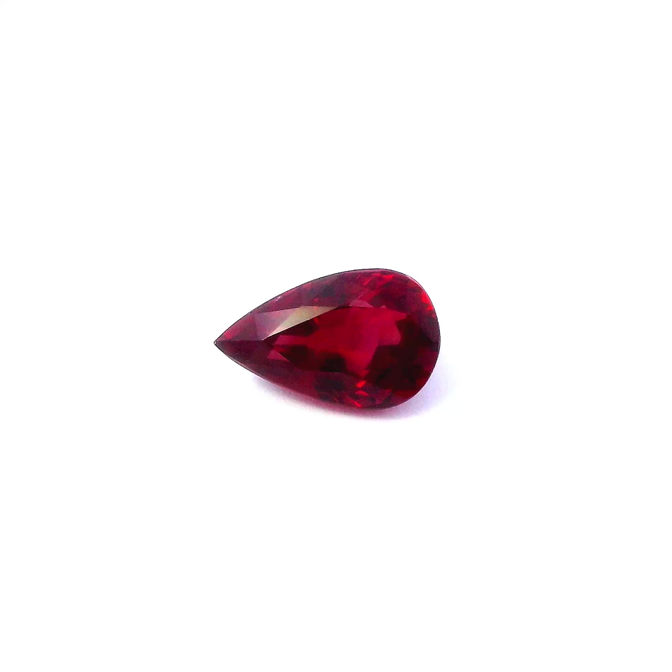 1.34 ct Pear Red Natural Ruby