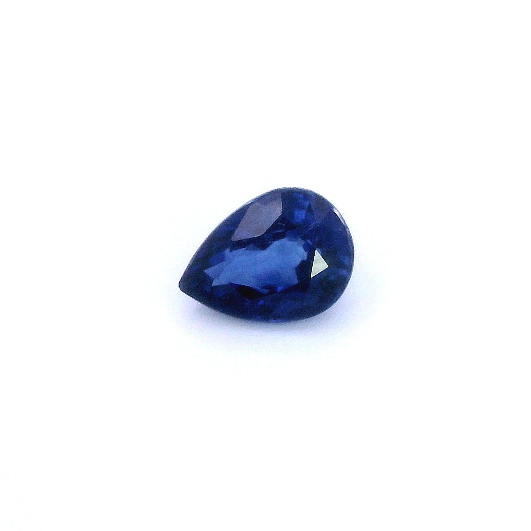 1.06 ct Pear Blue Natural Sapphire