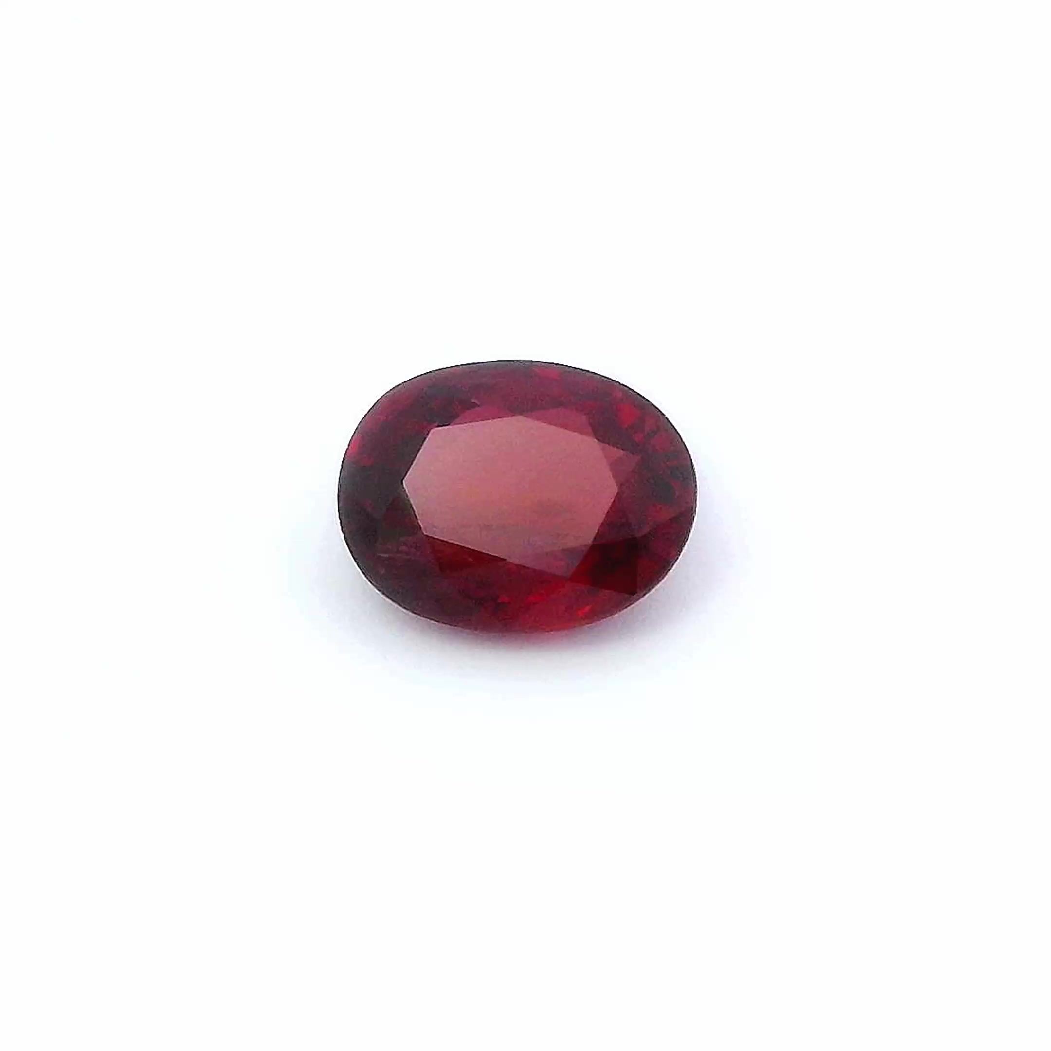 1.11 ct Oval Red Natural Ruby