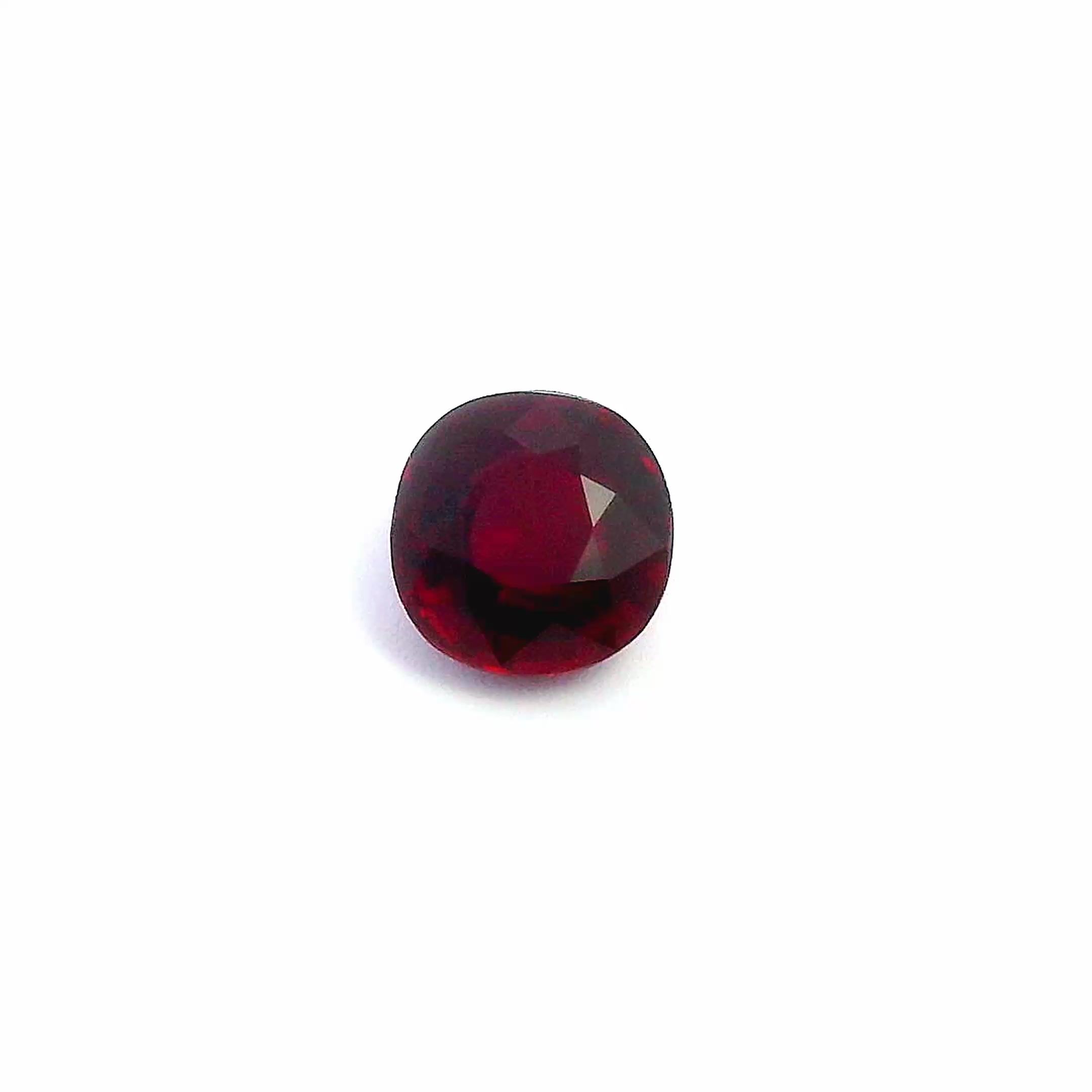 1.12 ct Cushion Red Natural Ruby