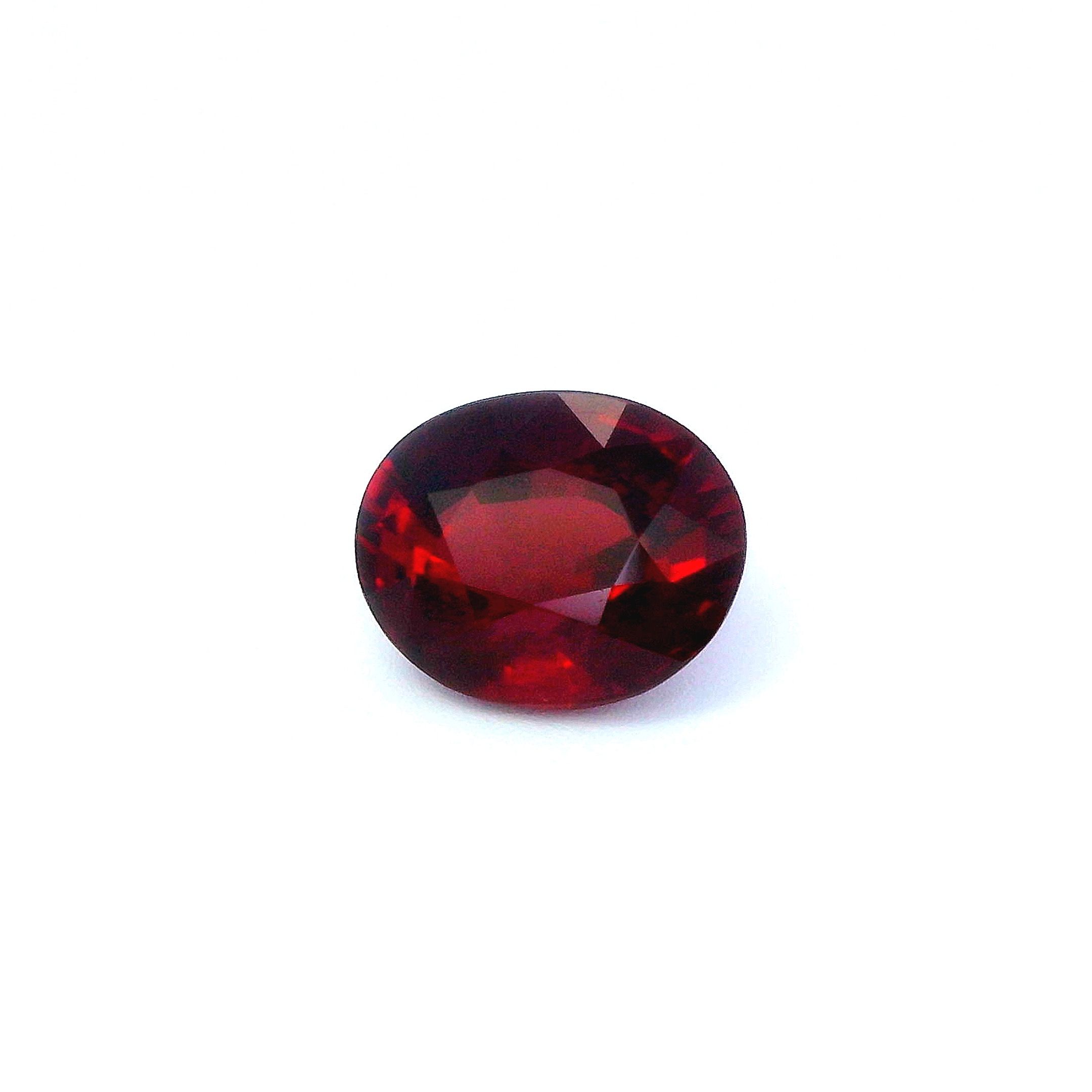 1.31 ct Oval Red Natural Ruby