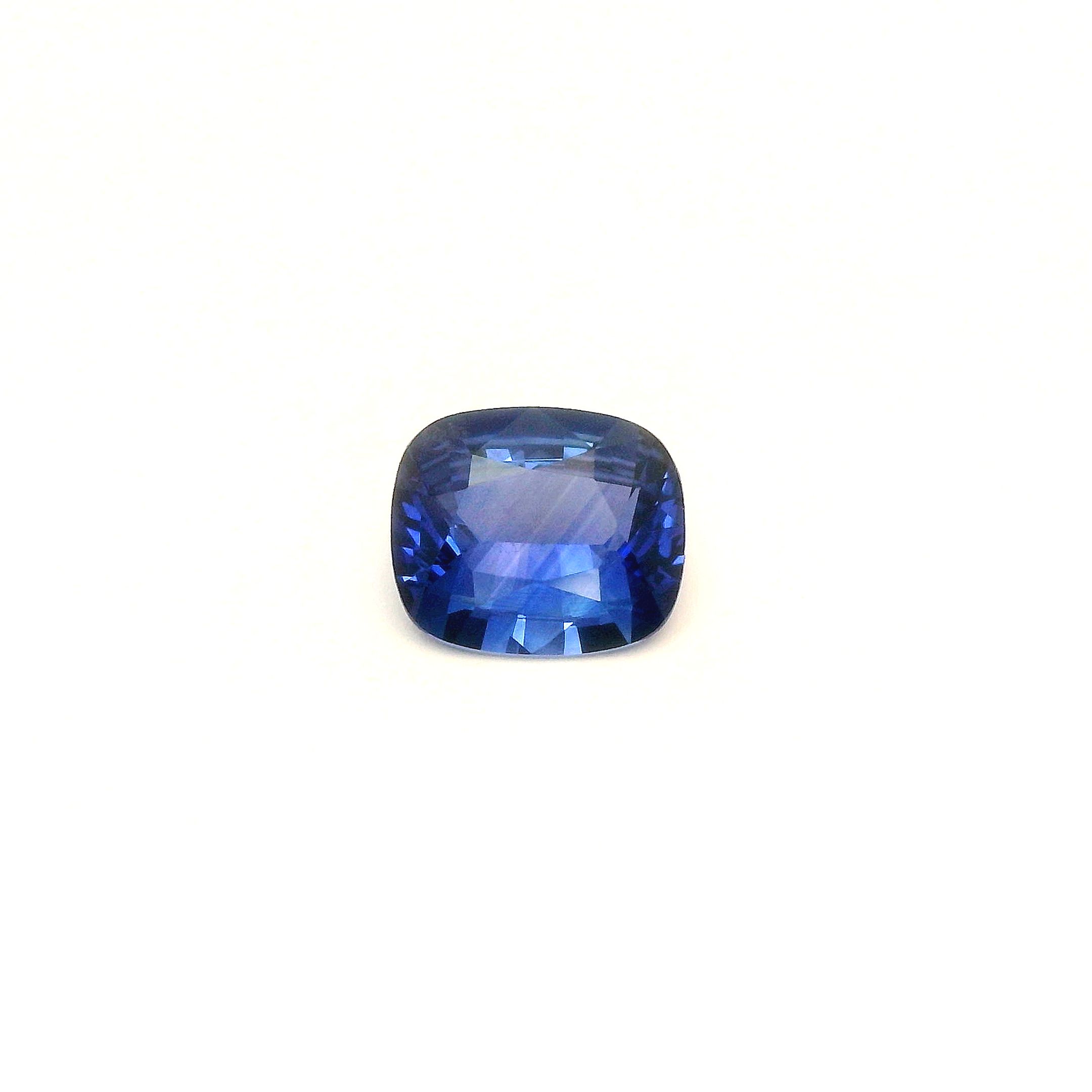 1.34 ct Cushion Blue Natural Sapphire