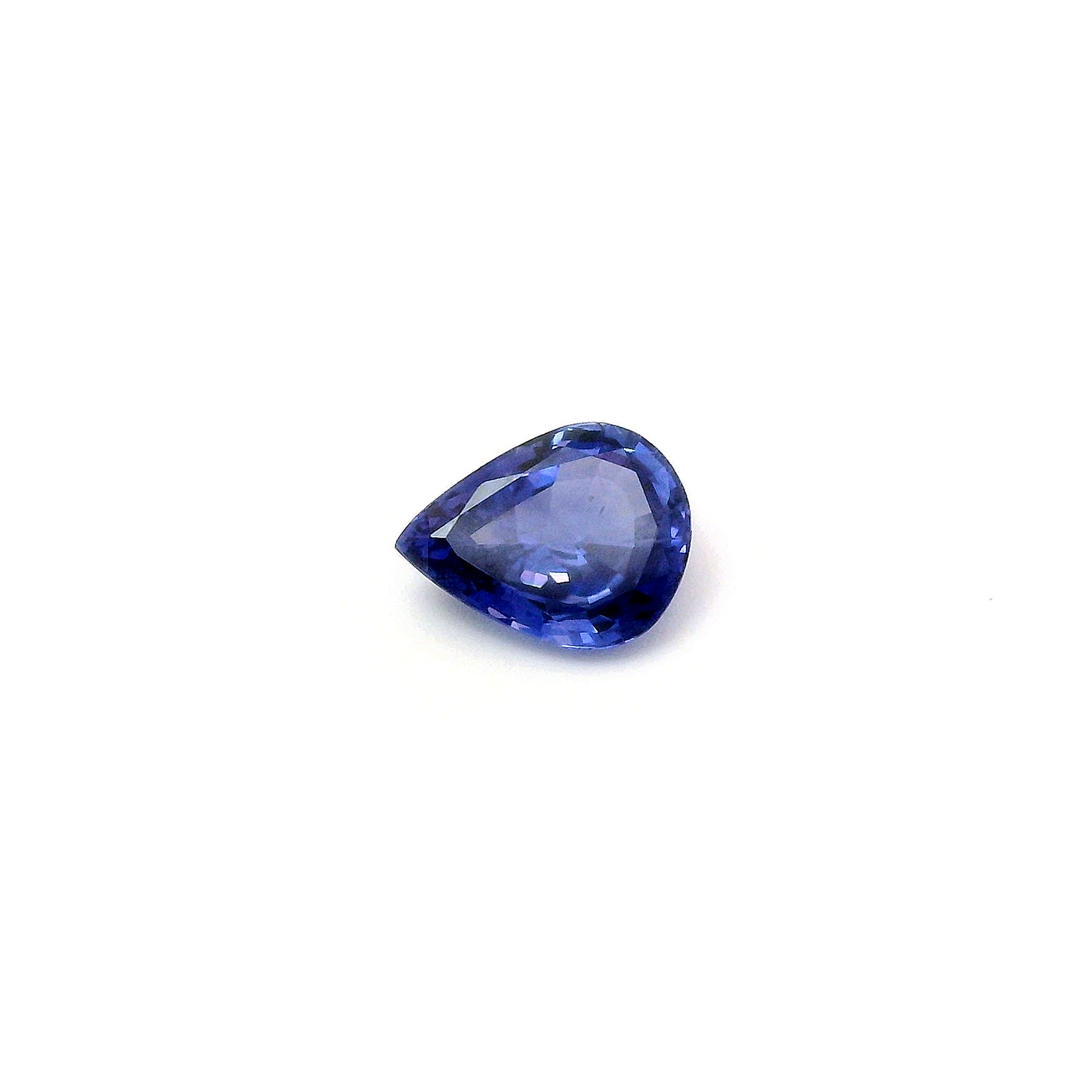 1.51 ct Pear Blue Natural Sapphire