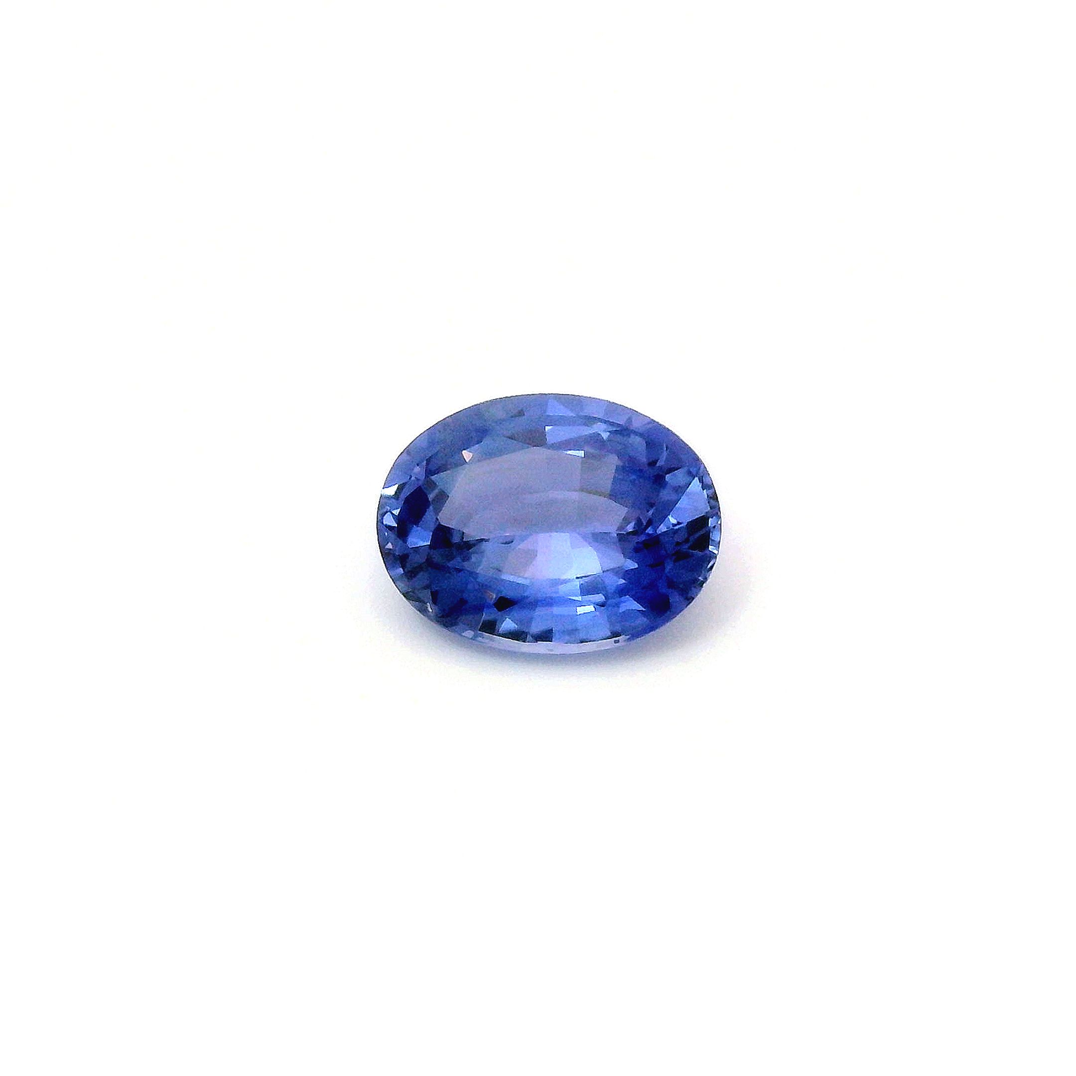 1.67 ct Oval Blue Natural Sapphire