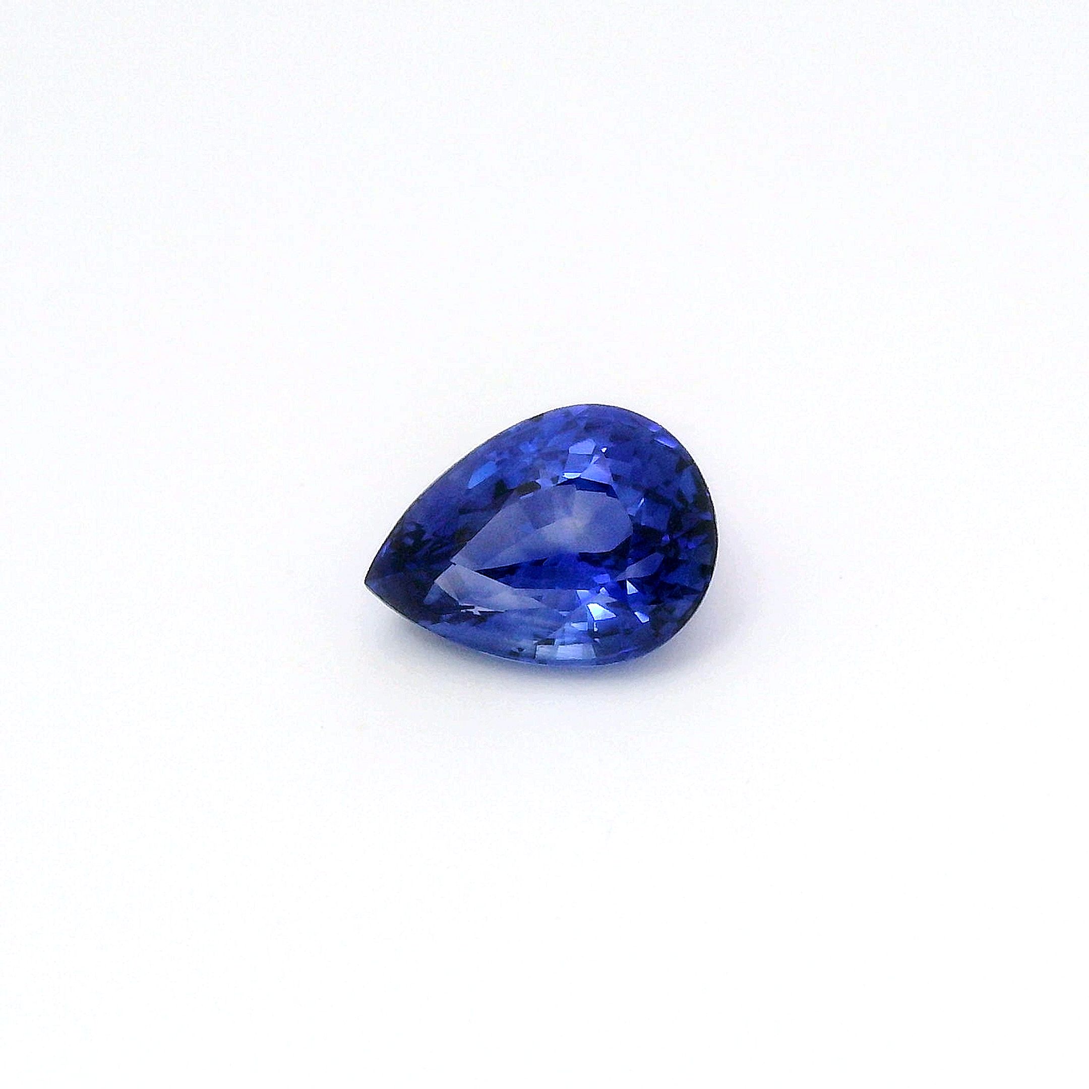 1.54 ct Pear Blue Natural Sapphire