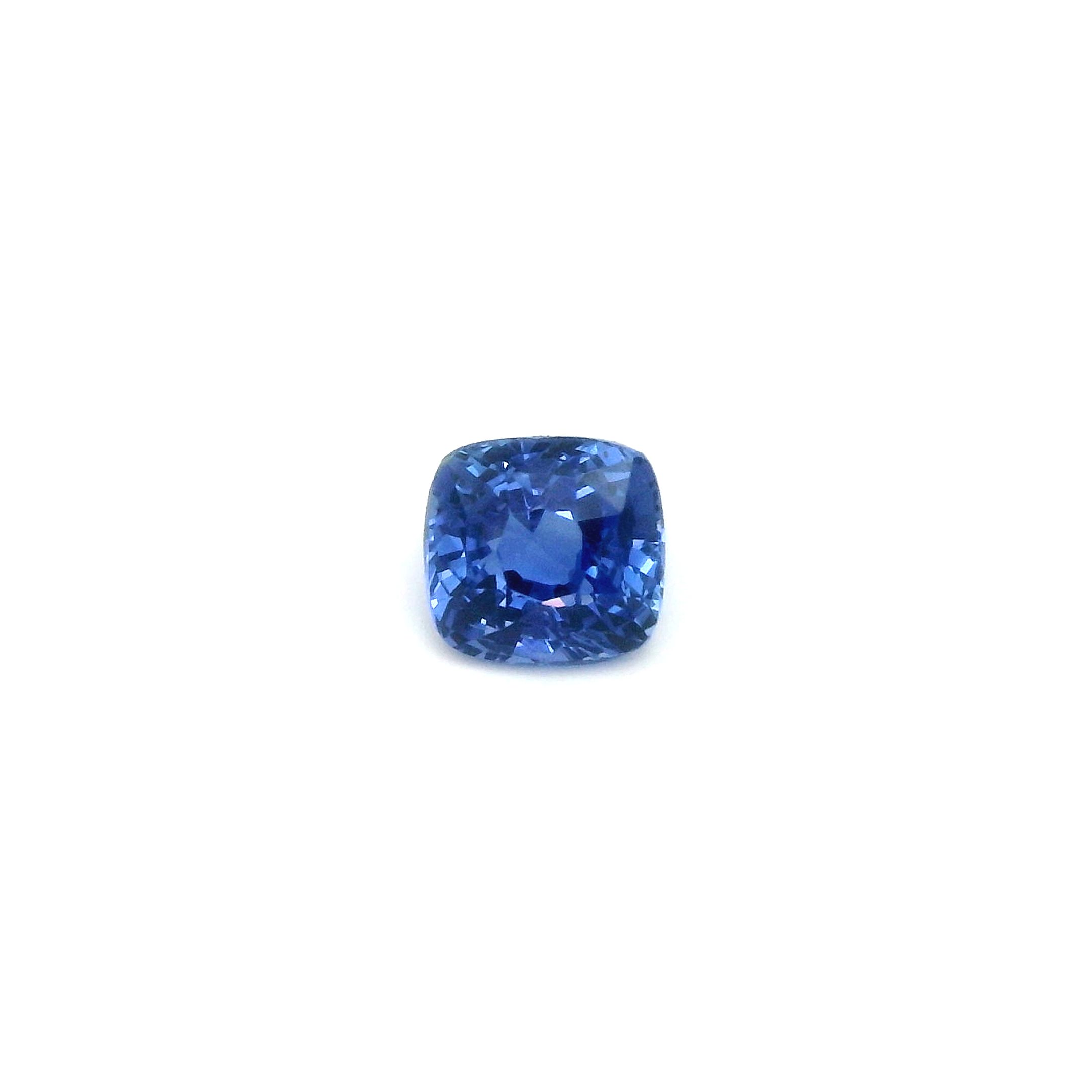 2.07 ct Cushion Blue Natural Sapphire