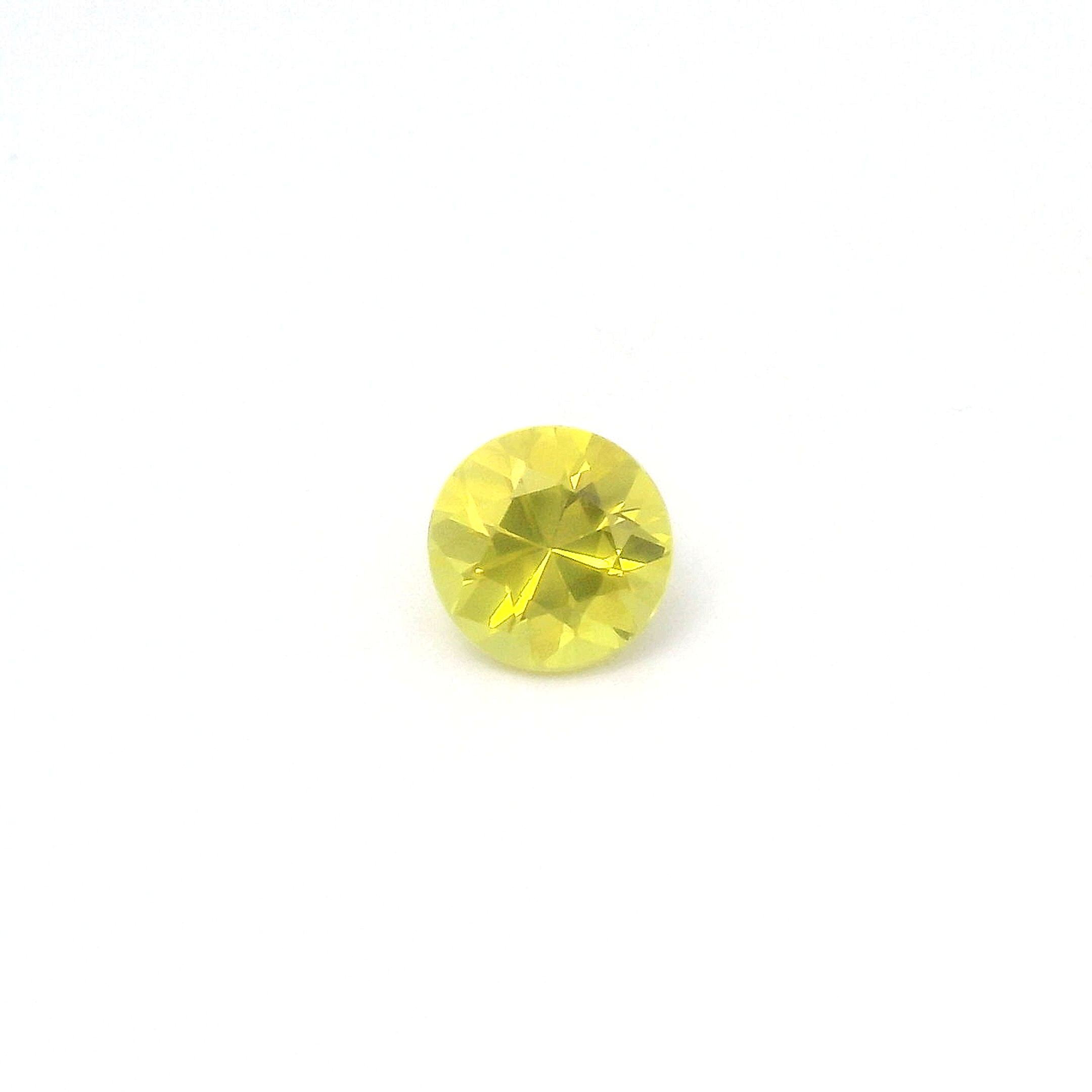 1.16 ct Round Yellow Natural Sapphire