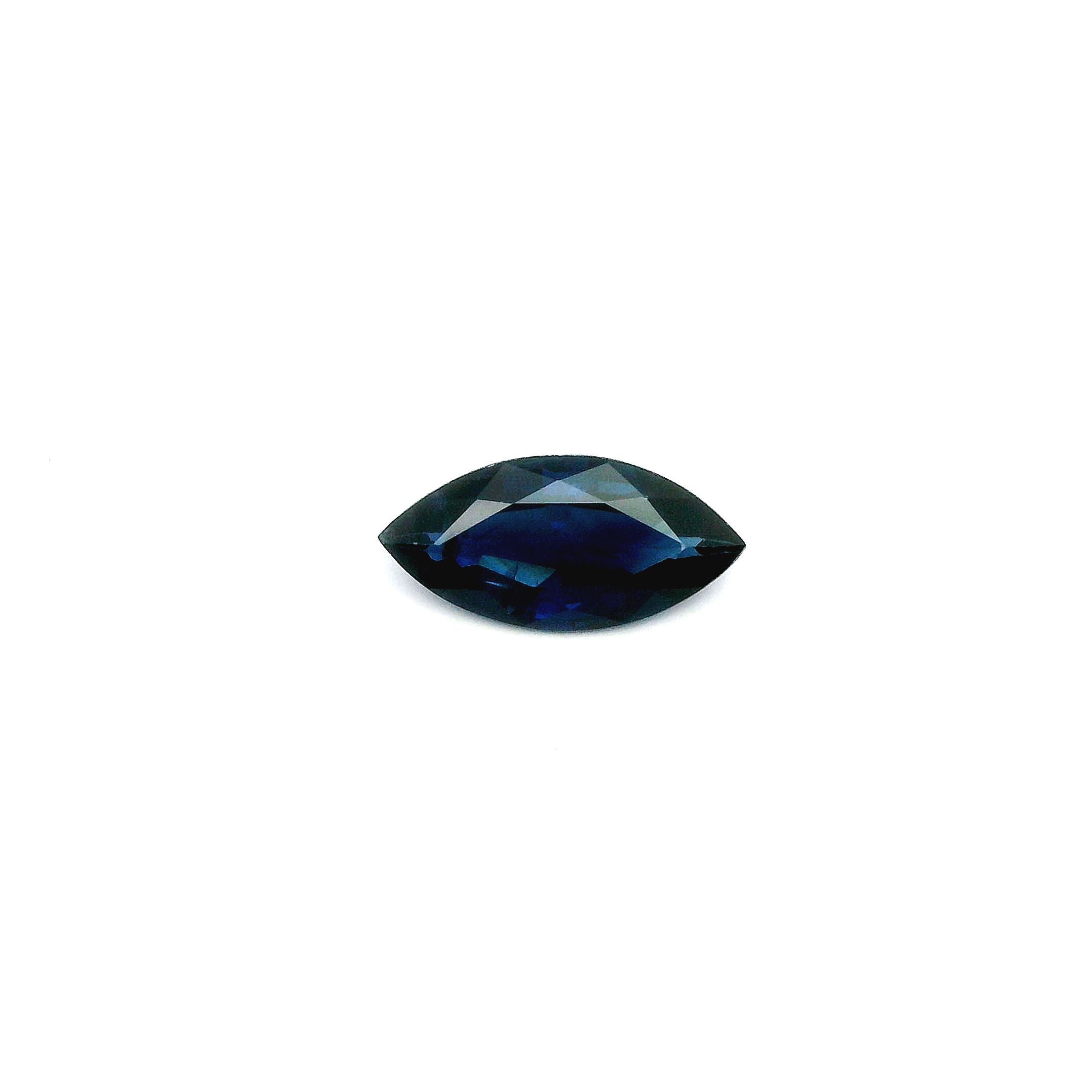 1.44 ct Marquise Blue Natural Sapphire