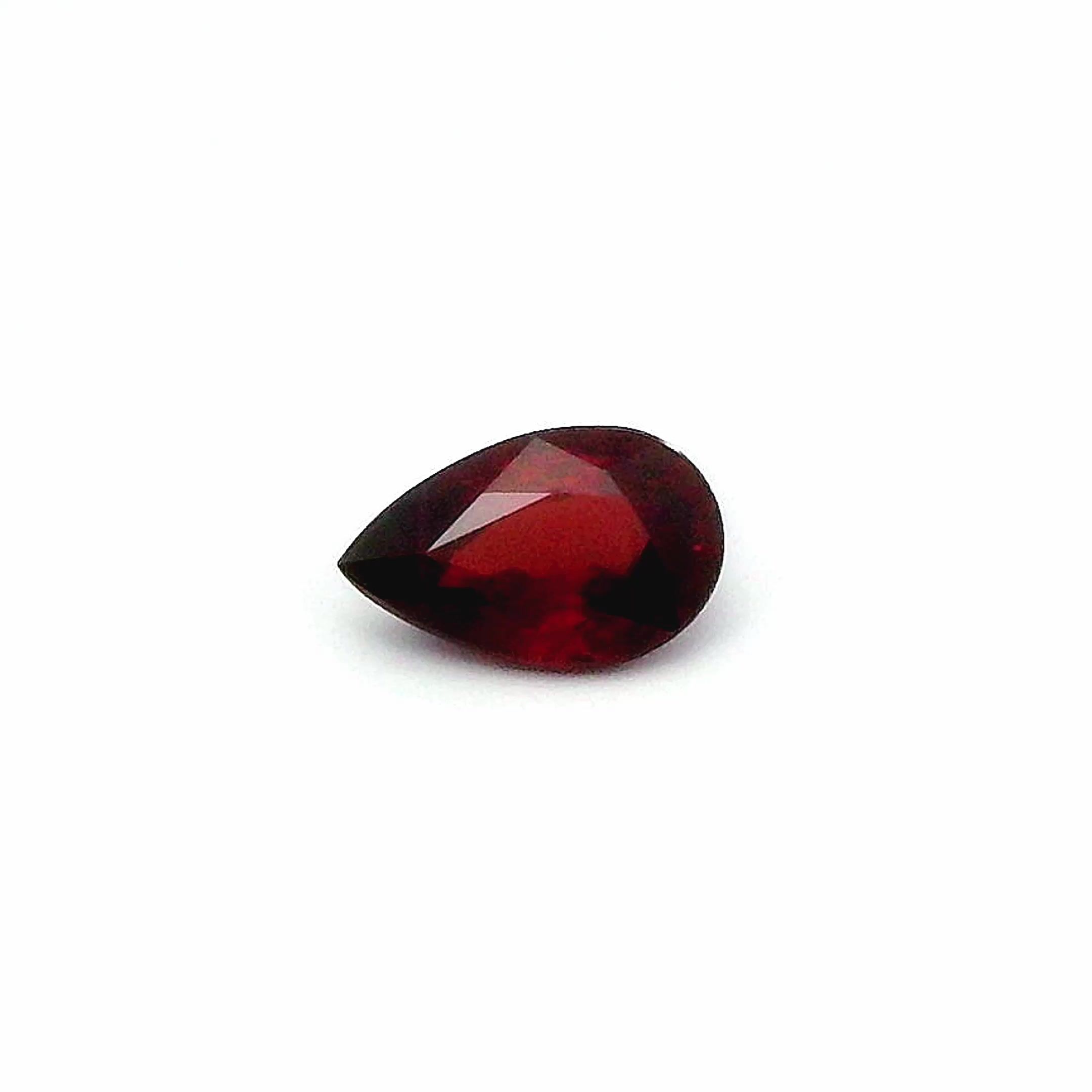 1.07 ct Pear Red Natural Ruby