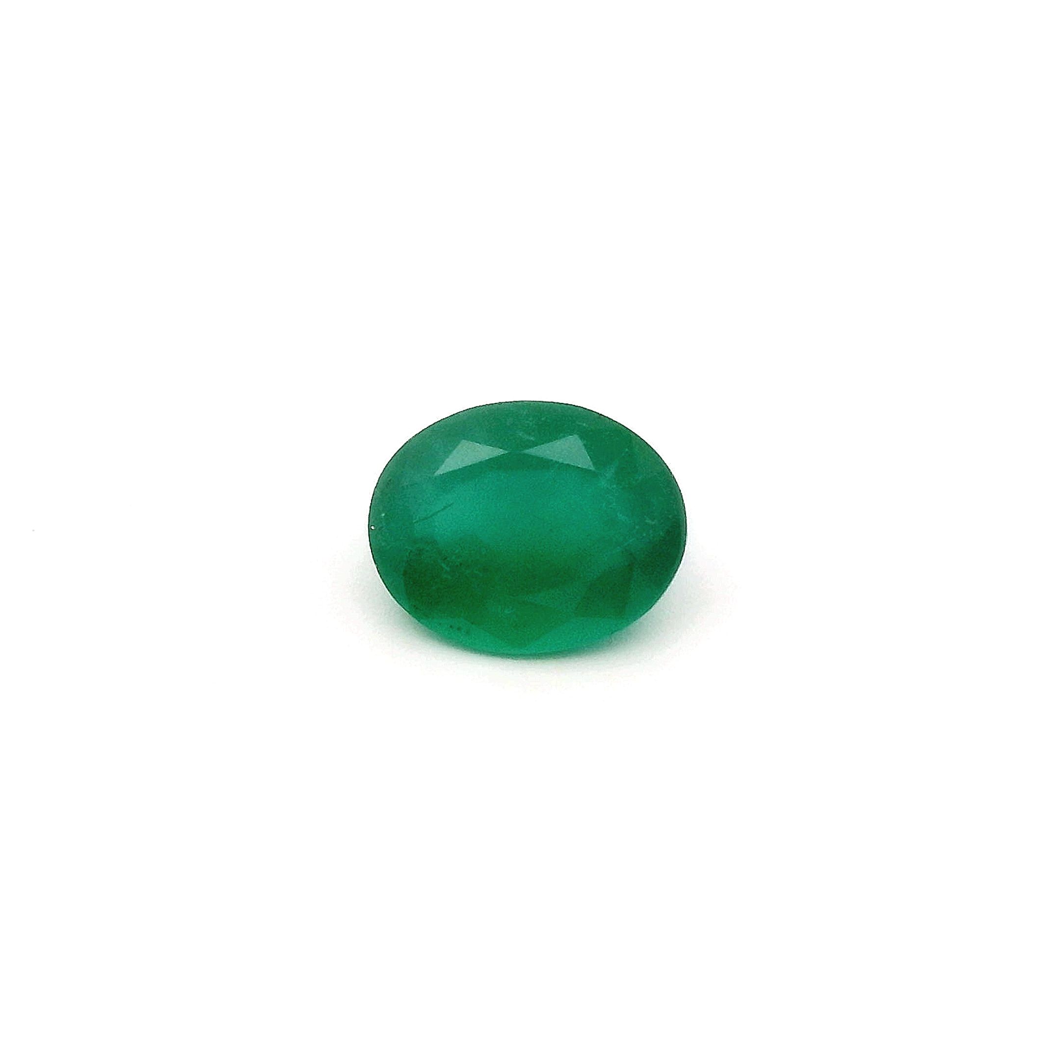 2.41 ct Oval Green Natural Emerald
