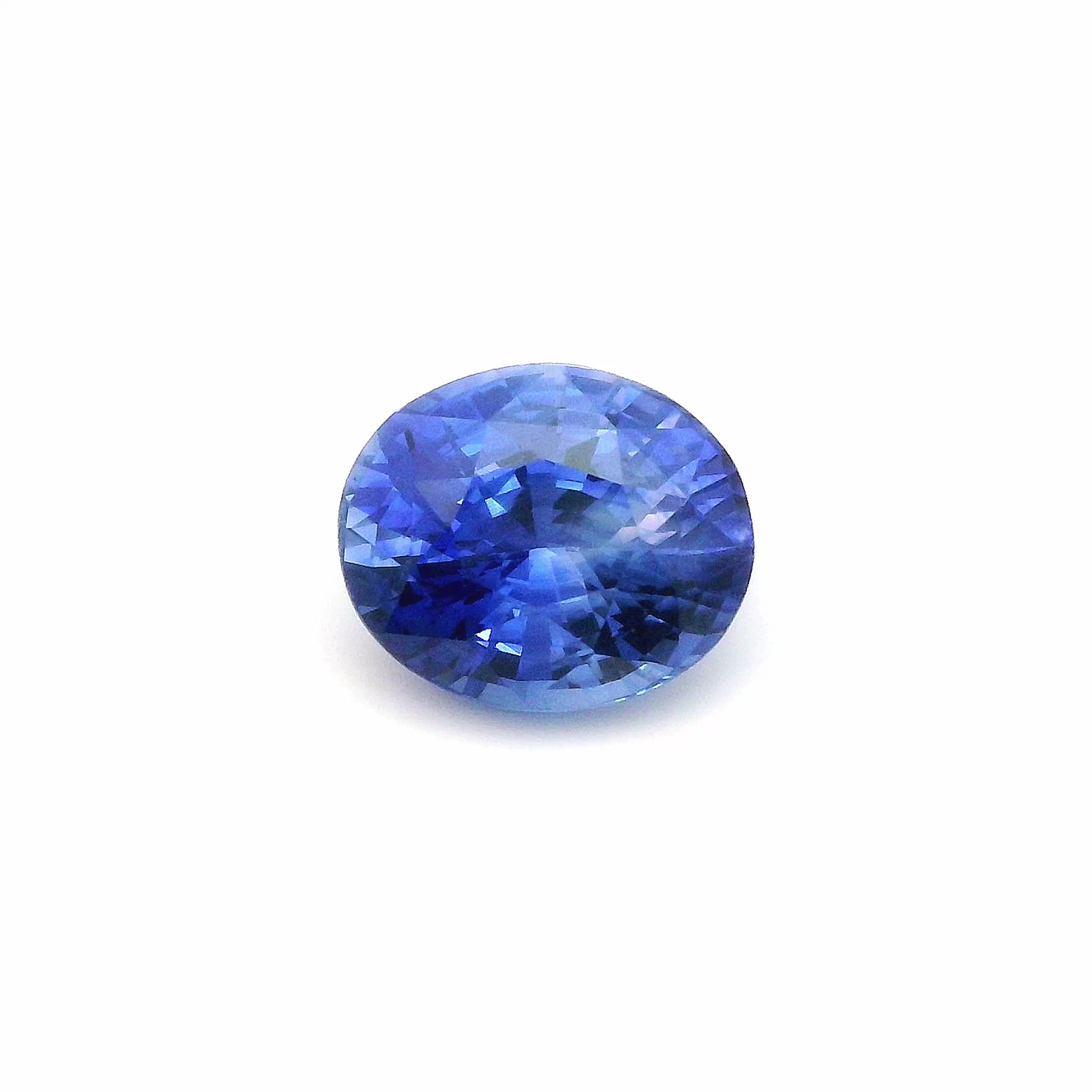 6.03 ct Oval Blue Natural Sapphire