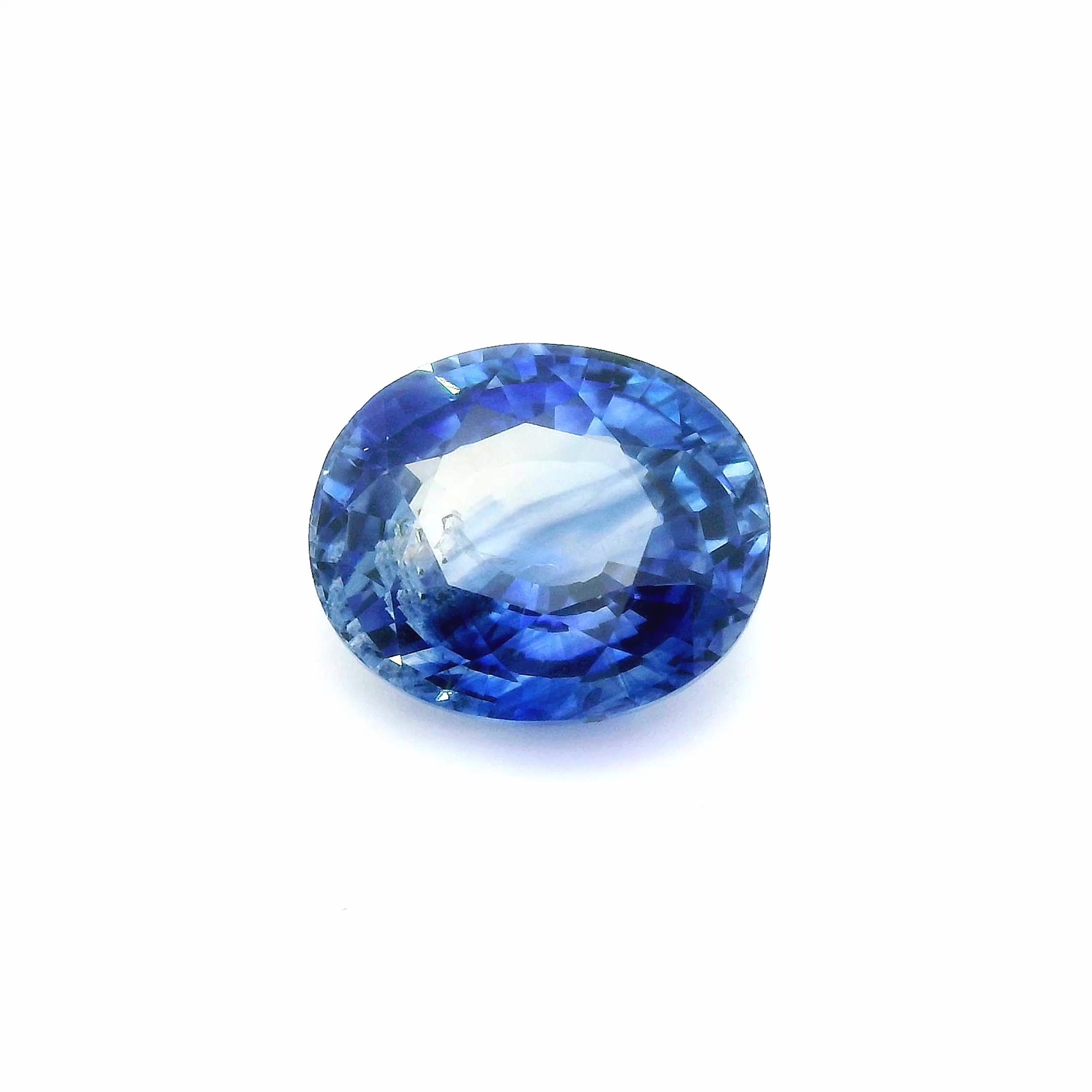 9.12 ct Oval Blue Natural Sapphire