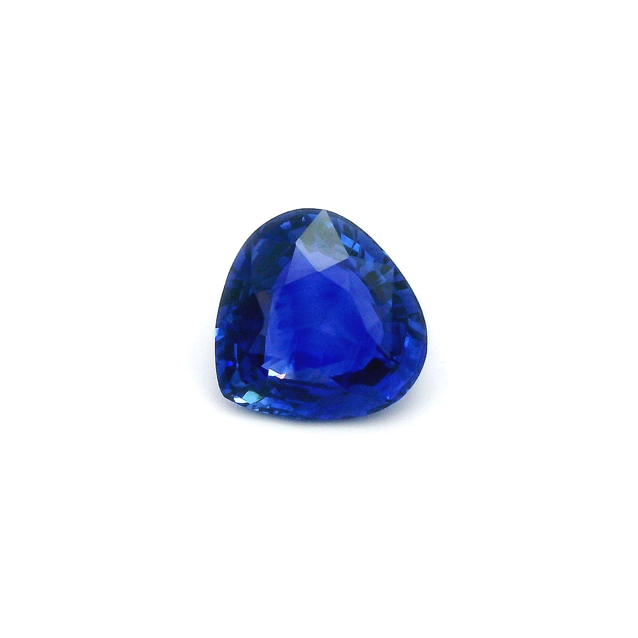 3.97 ct Pear Blue Natural Sapphire