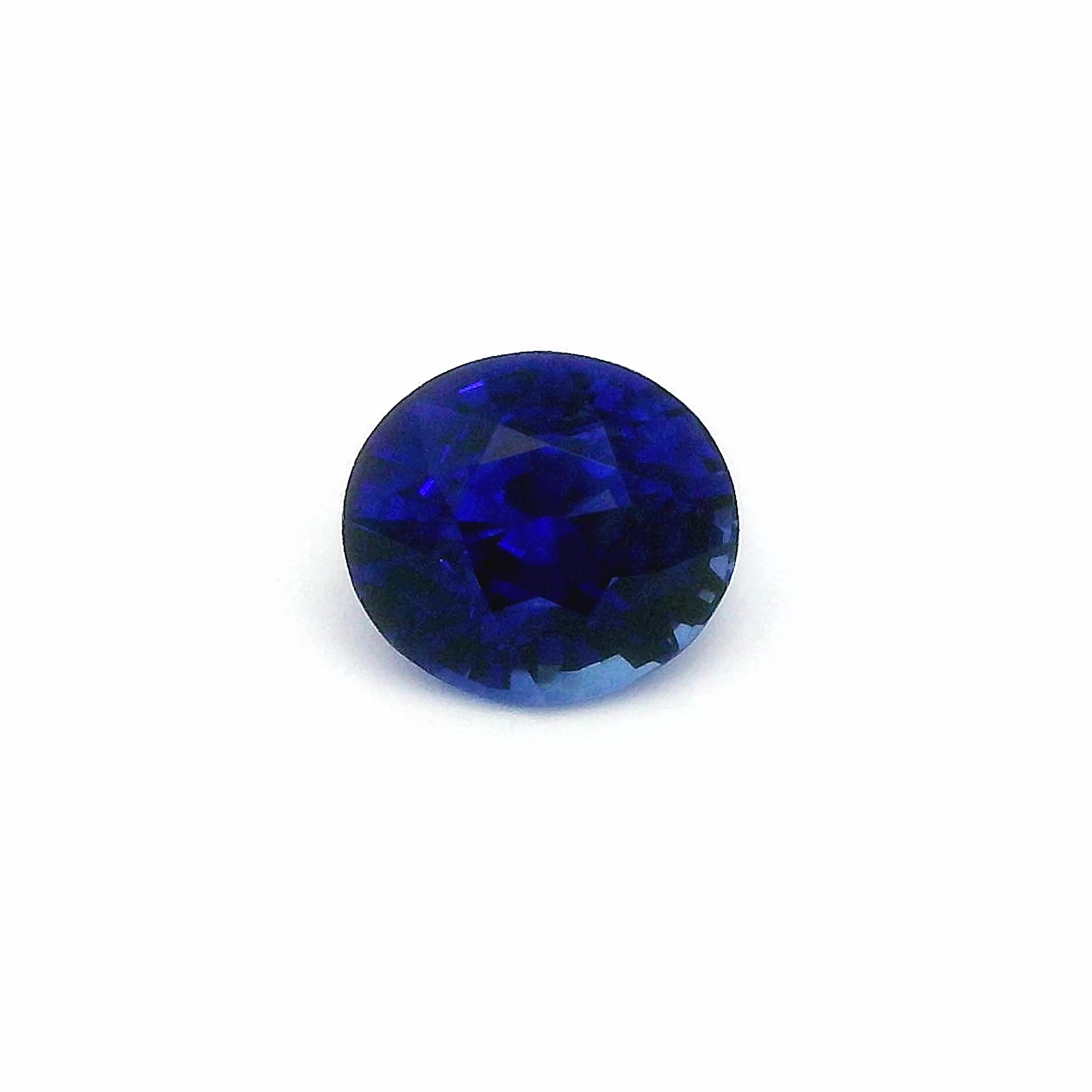 2.47 ct Oval Blue Natural Sapphire