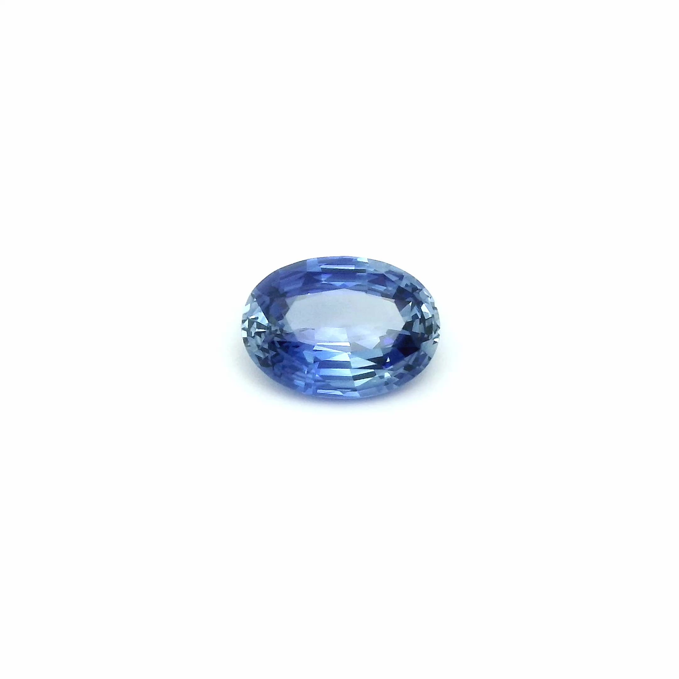2.08 ct Oval Blue Natural Sapphire