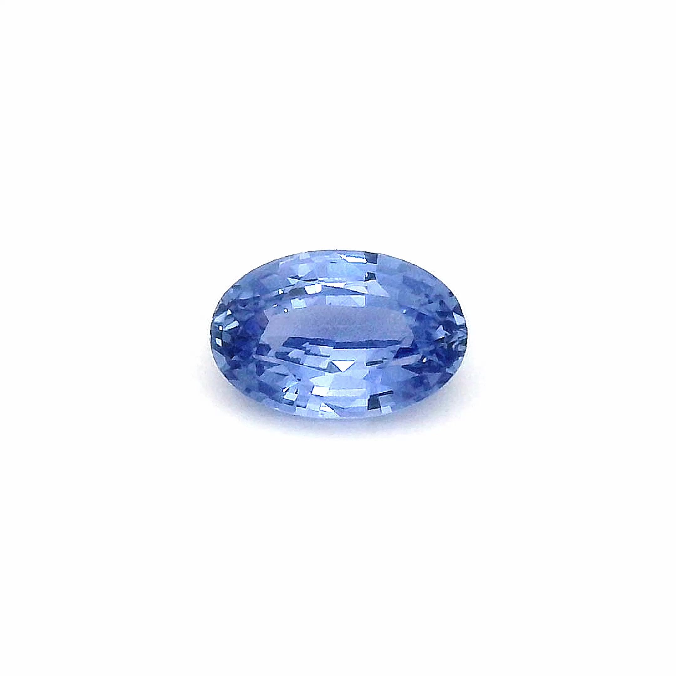 1.43 ct Oval Blue Natural Sapphire