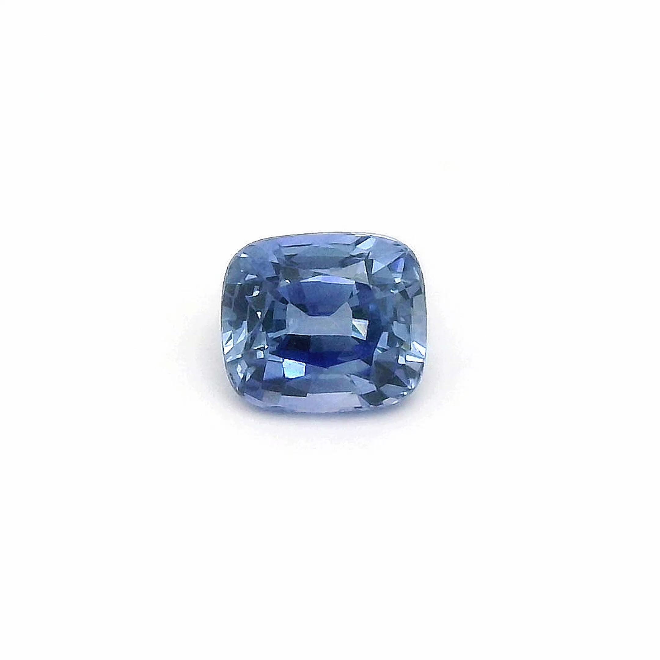 1.59 ct Cushion Blue Natural Sapphire