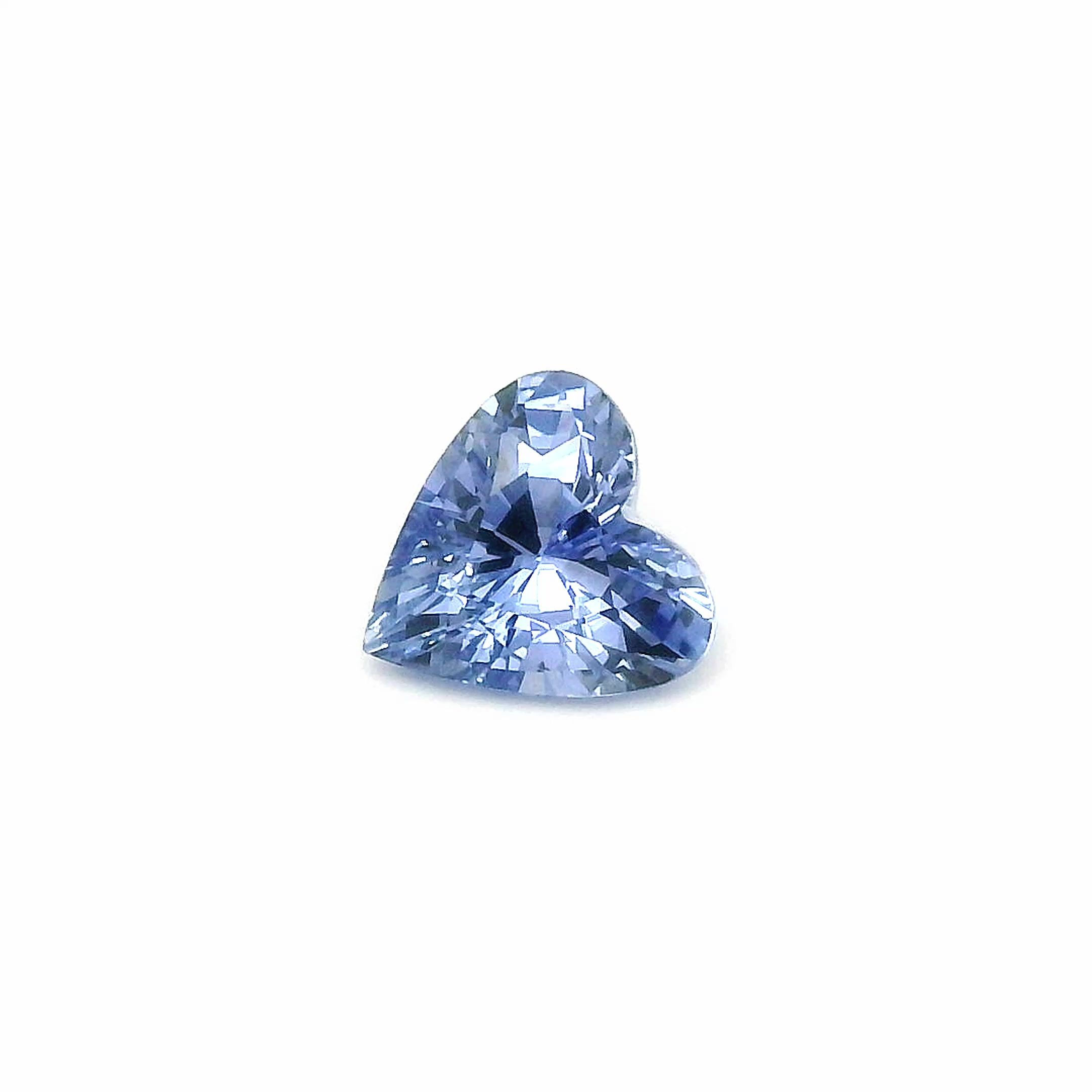1.45 ct Heart Blue Natural Sapphire