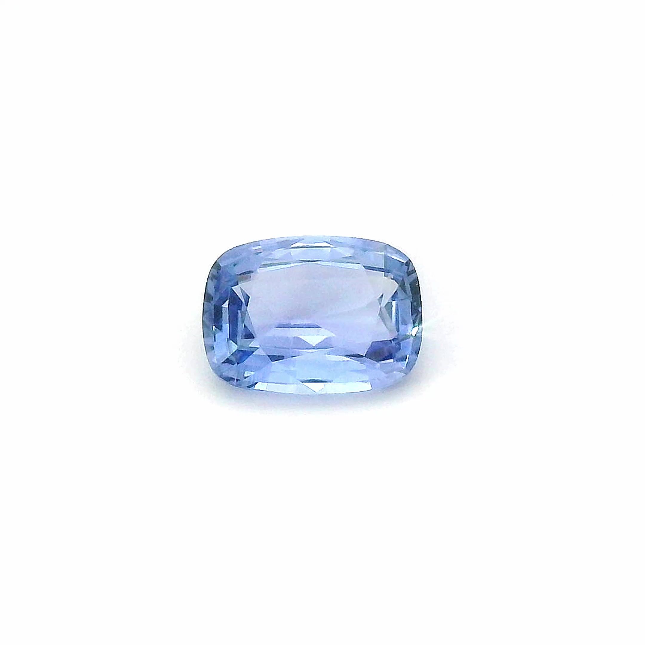 1.46 ct Cushion Blue Natural Sapphire