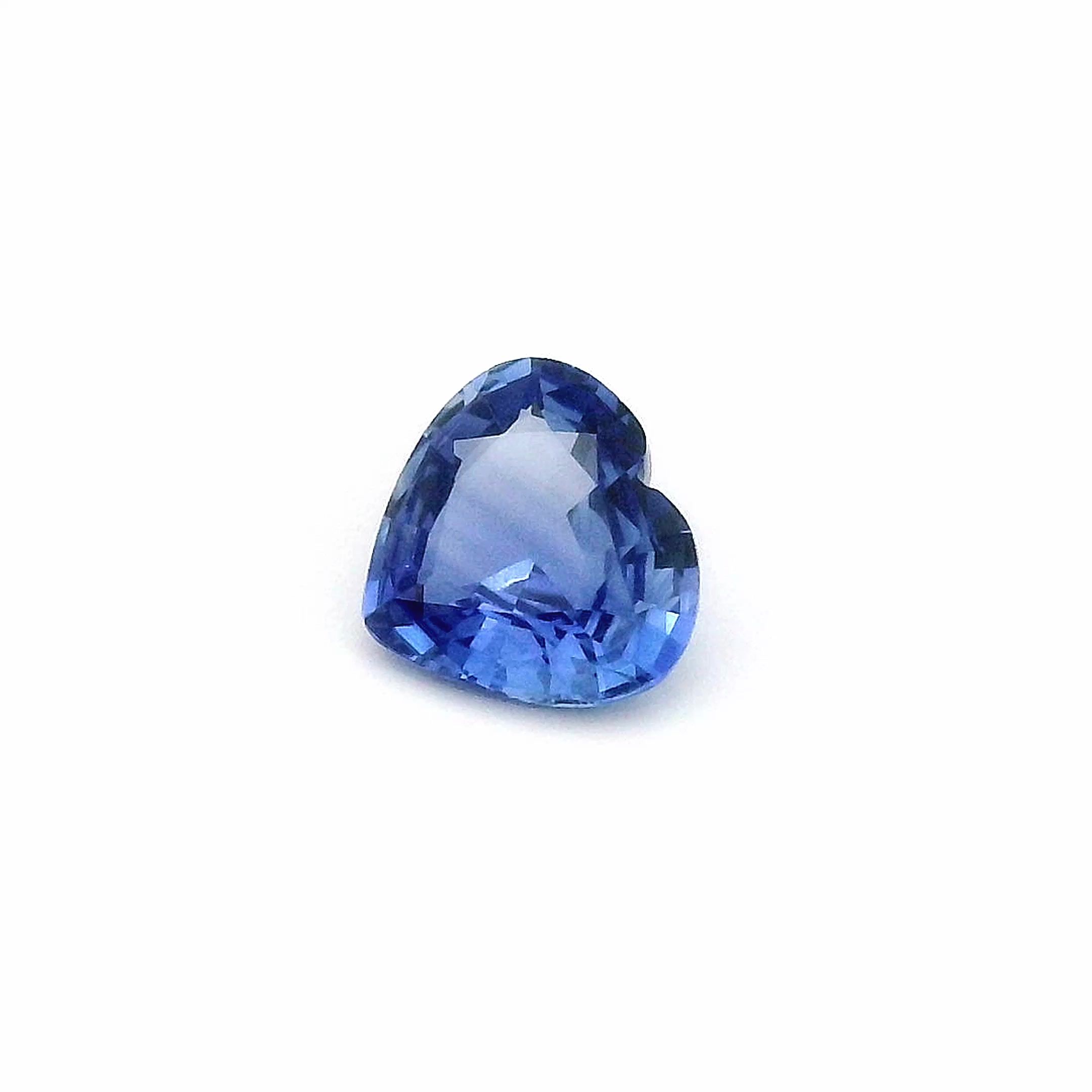 1.59 ct Heart Blue Natural Sapphire