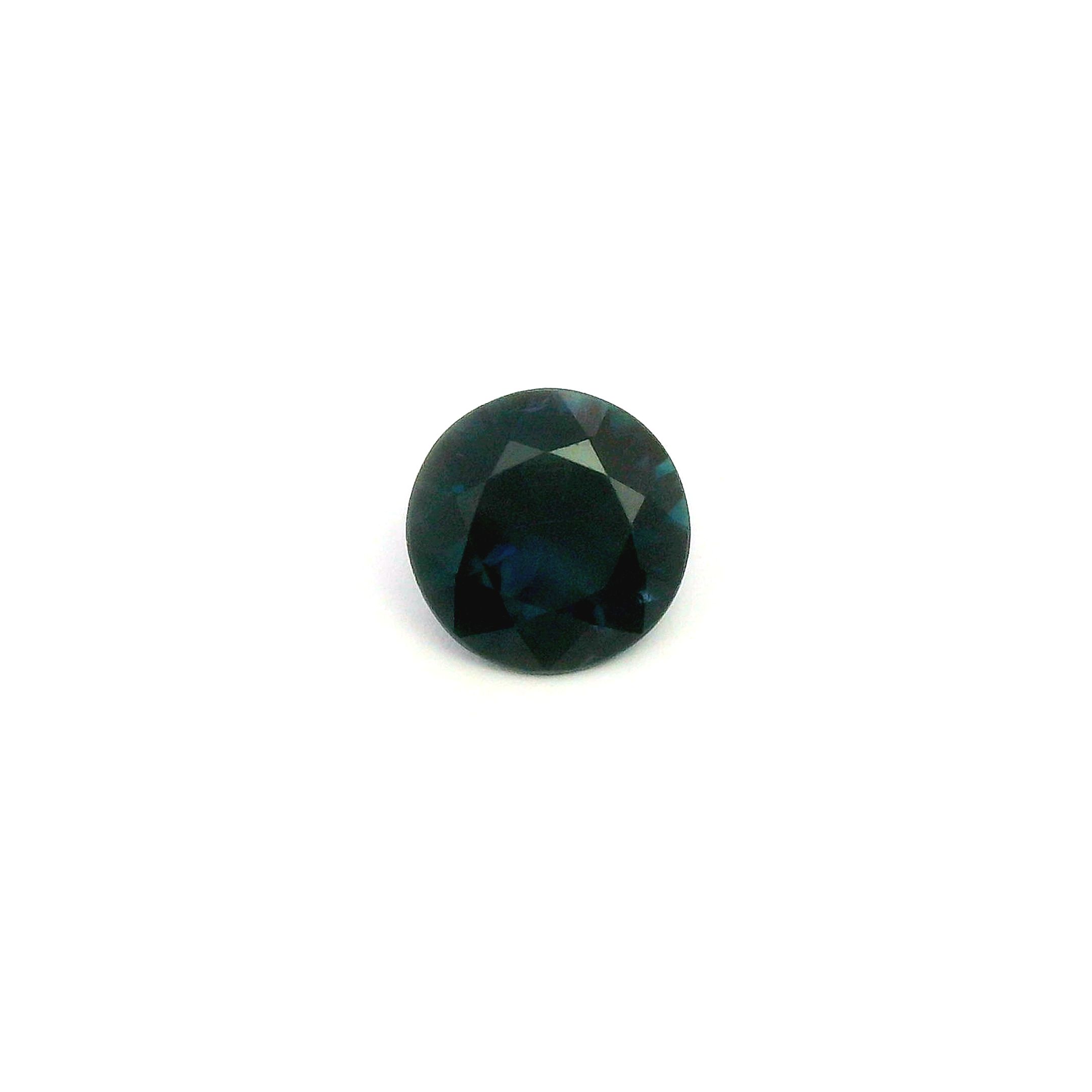 1.30 ct Round Blue Natural Sapphire