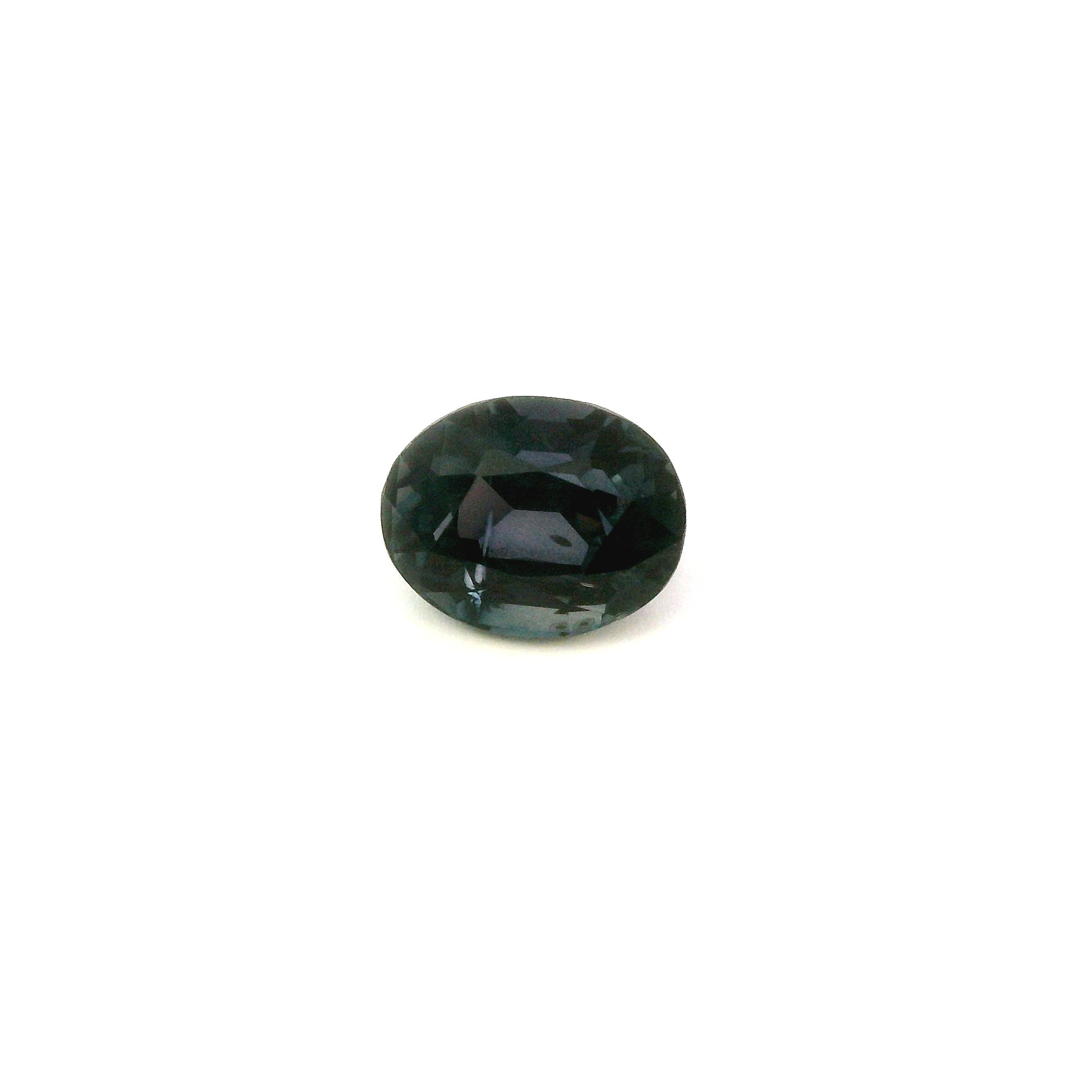 3.21 ct Oval Blue Natural Sapphire