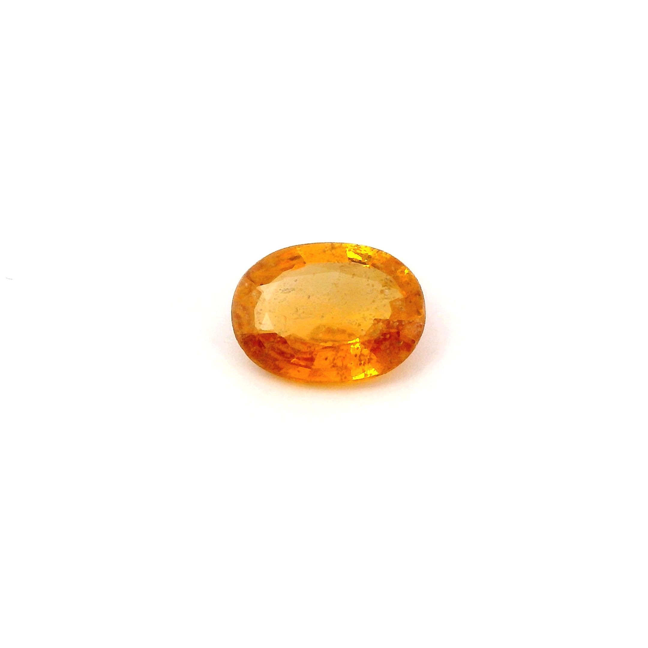 1.52 ct Oval Orange Natural Sapphire
