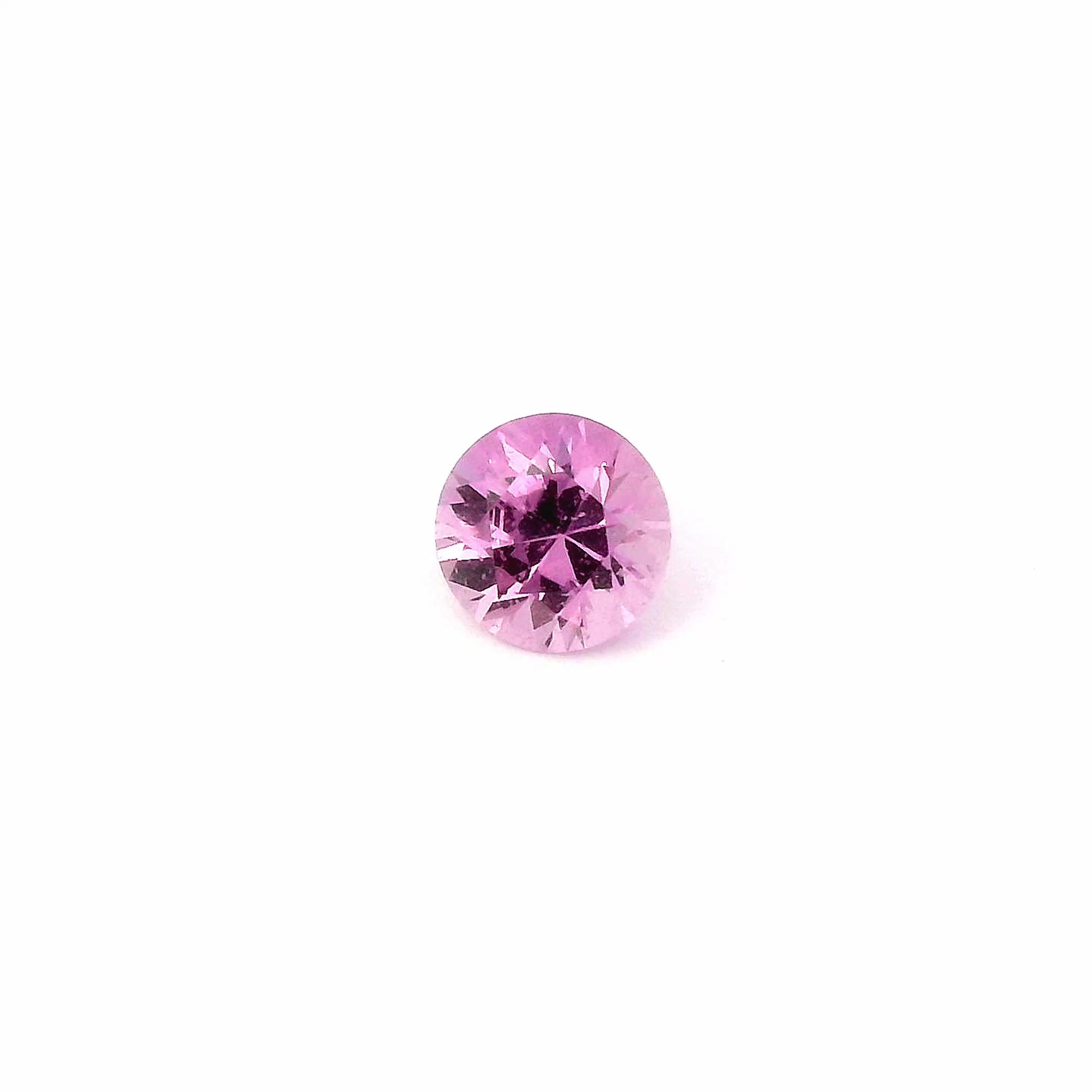 0.79 ct Round Pink Natural Sapphire