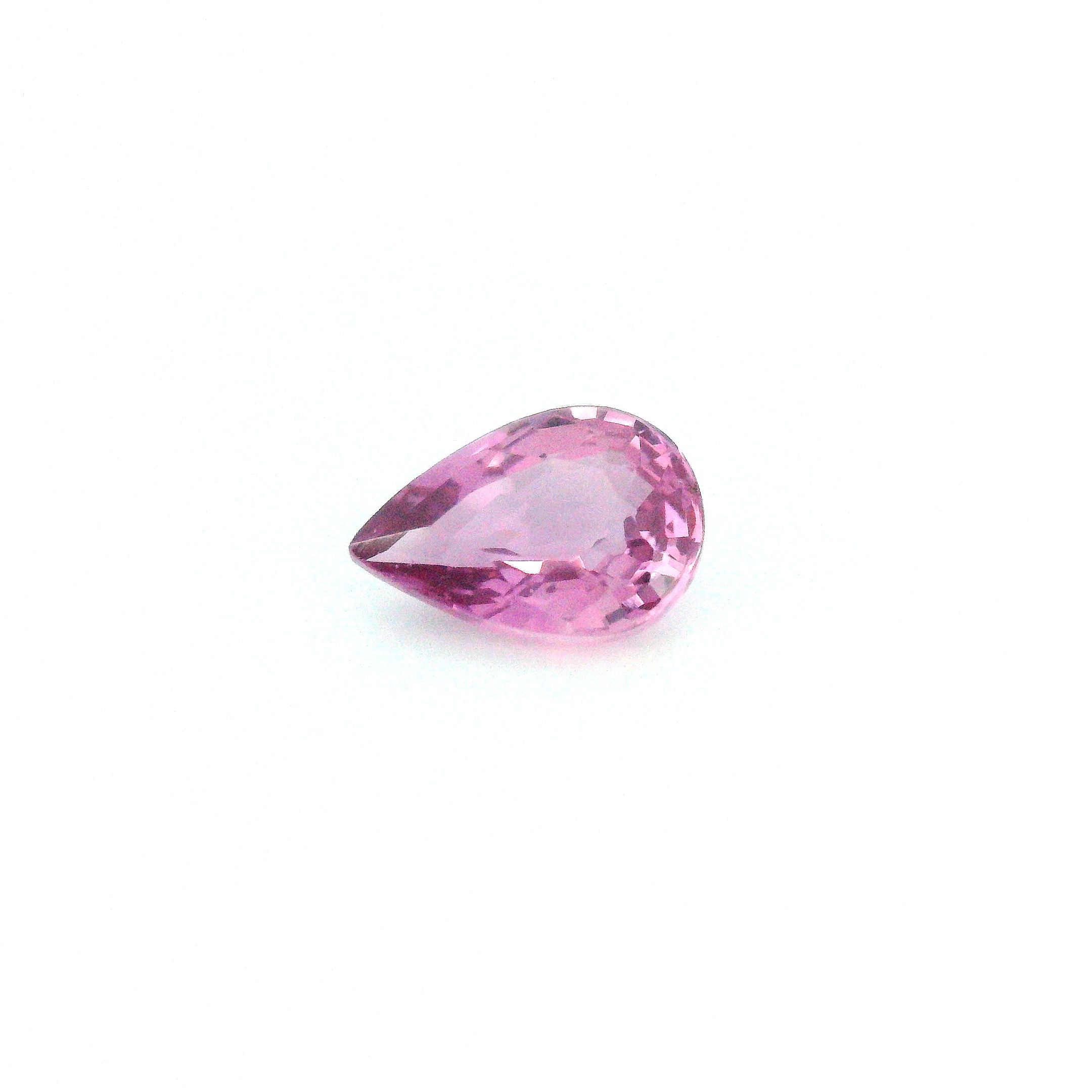 1.26 ct Pear Pink Natural Sapphire
