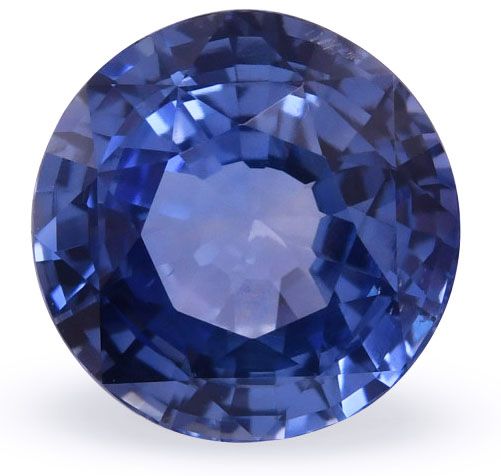 5.14 ct Round Blue Natural Sapphire