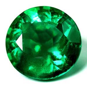 1.93 ct Round Green Natural Emerald