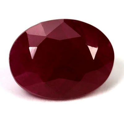 4.14 ct Oval Red Natural Ruby