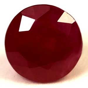 1.78 ct Round Red Natural Ruby